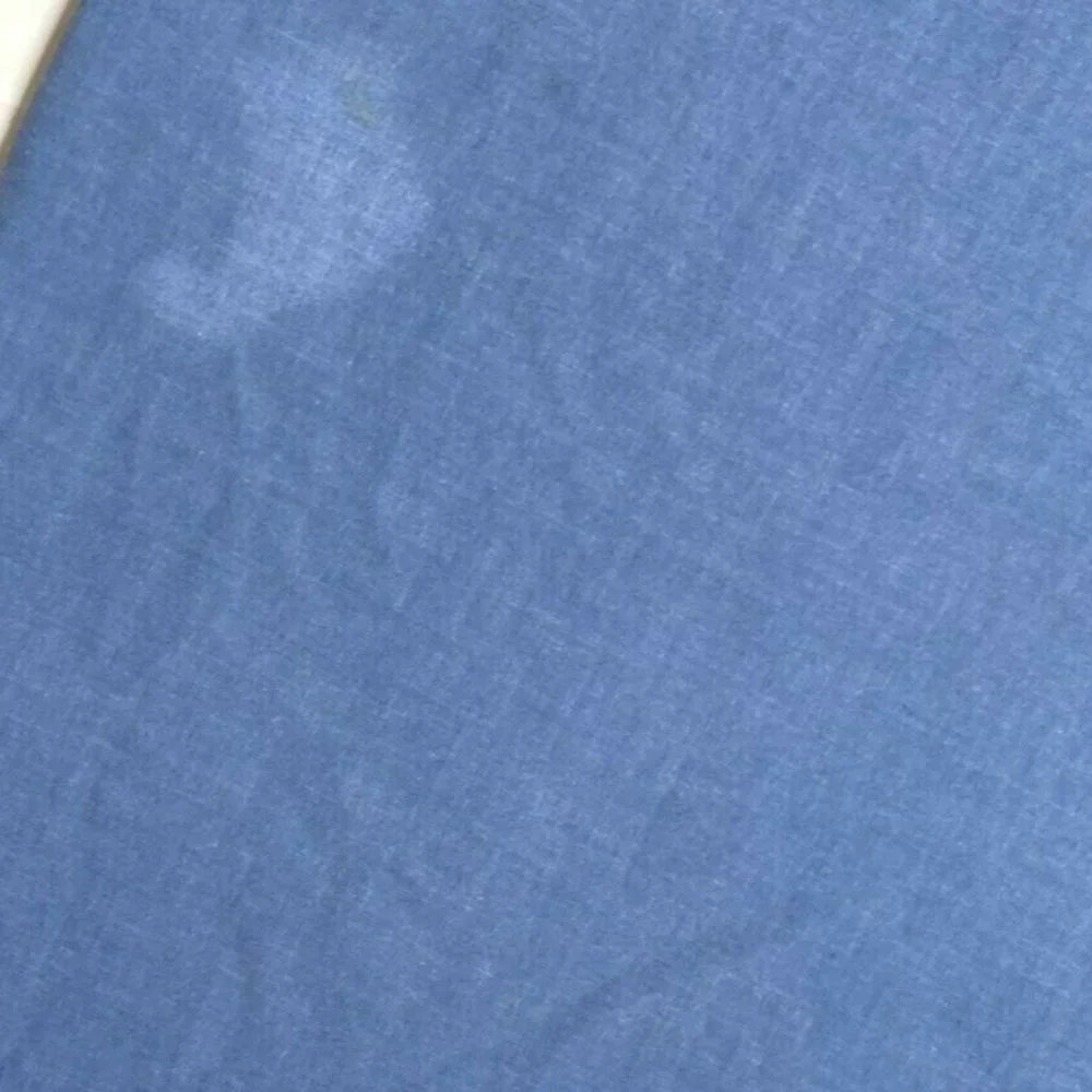 Vintage 1970s Pillowcases Solid Blue King Bedding